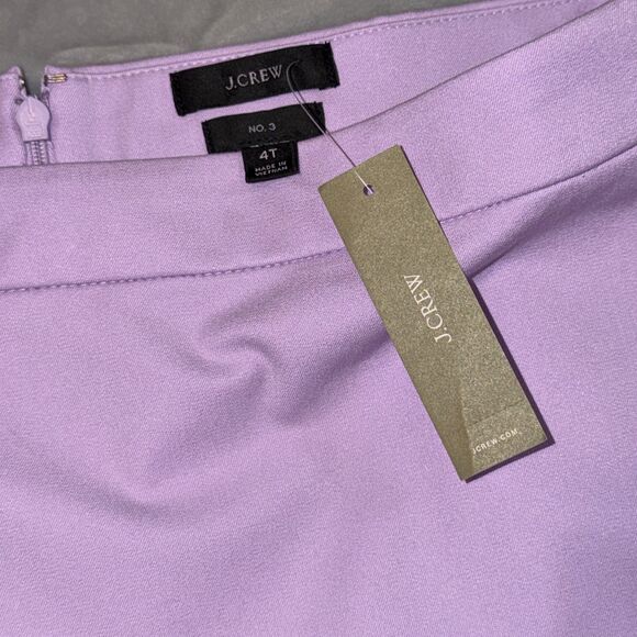 New w Tags - J Crew Pencil Skirt in Lavender - Women's 4 Tall - Picture 2 of 6